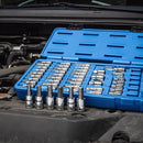 NEIKO 01145A Master Combination Bit Socket Set, 45 Piece Master Socket Bit Set, SAE & MM, 1/4" and 3/8” Drive, Torx, Hex, External Torx, Screwdriver, S2 Steel Bits, Cr-V Steel, Allen Wrench Socket Set