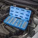 NEIKO 01145A Master Combination Bit Socket Set, 45 Piece Master Socket Bit Set, SAE & MM, 1/4" and 3/8” Drive, Torx, Hex, External Torx, Screwdriver, S2 Steel Bits, Cr-V Steel, Allen Wrench Socket Set