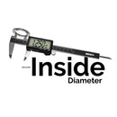 NEIKO 01401A 6-Inch Electronic Digital Caliper, Stainless Steel, Extra Large LCD Screen, Measurement Conversions for Inches, Millimeters, and Fractions