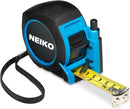 Neiko 01602A SAE and Metric Tape Measure with Magnetic Hook and Measurement Marker | 25-Feet (7.5 Meters) Maximum Measuring Length | Includes One Ink Bottle Refill