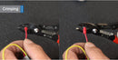 NEIKO 02037A Compact Wire Stripper | 4-in-1 Multi Purpose Electricians Pliers | Wire Crimper, Cutter and Gripper | 12-20 AWG Wire Service Tool | Crimps Insulated & Non-Insulated | Electrical Stripping