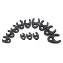 NEIKO 03323A Crowfoot Wrench Set 1/2" and 3/8” Drive, 12 Piece, SAE Crows Foot Wrench Sizes 5/16” to 1”, Chrome-Moly Flare Nut Wrench Set