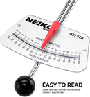 Neiko 03727A 1/4-Inch-Drive Beam Torque Wrench, SAE and MM Bicycle and Automotive Wrench, Reads in 0–80 Inches/Pounds and 0–9 Newton/Meter Increments