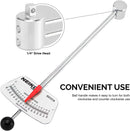 Neiko 03727A 1/4-Inch-Drive Beam Torque Wrench, SAE and MM Bicycle and Automotive Wrench, Reads in 0–80 Inches/Pounds and 0–9 Newton/Meter Increments