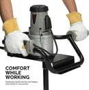 HILTEX 10525 Electric Post-Hole Digger, Earth Auger Drill, 1200-Watt 1.6 Horsepower Powerhead, 4-Inch Auger Bit