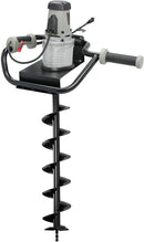 HILTEX 10525 Electric Post-Hole Digger, Earth Auger Drill, 1200-Watt 1.6 Horsepower Powerhead, 4-Inch Auger Bit