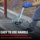 NEIKO 02251A Come Along Winch, 1-Ton (2,000 lbs) Pulling Capacity, 5.9Ft, 2 Hook, Heavy Duty Power Cable Come Along Tool with Dual Gears, Hand Winch Cable, Automotive Hoist Winch Puller, Recovery Gear