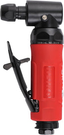 NEIKO 30109B ¼” Mini Angle Die Grinder | 20,000 RPM | 90 PSI | 90 Degree Head | Rear Exhaust | 1/4" Collet | Safety Self-Locking Control Switch