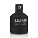 NEIKO 30249A Impact Adapter and Reducer Set | 5 Piece | Standard SAE Socket Adapter Sizes, 1/4, 3/8, 1/2" | Cr-V Steel | Impact Driver & Wrench Conversion Kit (Pack of 48, 240 Count Total)