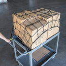 TOOLUXE 50969L Adjustable Cargo Net | 3’ x 5’ | 36’ x 60’ | Bungee Net | 16 Sturdy Nylon Hooks | Ideal for Load Hauling, Moving and Camping | Tailgate, Bike Racks, Load Securing