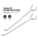 Neiko 53102A 6” Pegboard Hook Organizer Kit, 50 Pack, Hanging Hooks Set for Garage Organization, Great for Wall Hanging and Shelving, Tool Storage, Craft Organizing