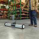 NEIKO 53418A 36-Inch Magnetic Pickup Sweeper with Wheels, Adjustable Handle, and Floor Magnet, Heavy-Duty Magnet to Pick Up Nails, 55-Pound Capacity