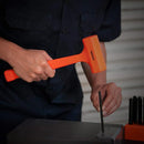 NEIKO 02848A 3 LB Dead Blow Hammer, Neon Orange | Unibody Molded | Checkered Grip | Spark and Rebound Resistant (Pack of 12)