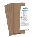 NANOLAP PSA Lapping Film, 5 Pc 5 Micron (4,000 Grit) Adhesive Polishing Paper, 4-1/4” x 11” Microfinishing Fine Sanding Paper, Sanding Film For Scary Sharp Sharpening System, Aluminum Oxide AO