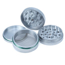 Master Grind Spice grinder for kitchen, Metal grinder for herbs, Manual Herb Grinder, 2.5 inch Aluminum Shredder, 54100G