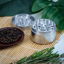 Master Grind Spice grinder for kitchen, Metal grinder for herbs, Manual Herb Grinder, 2.5 inch Aluminum Shredder, 54100G