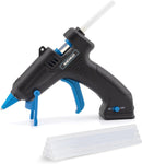 NEIKO 02660A Cordless Glue Gun, 15W Rechargeable Hot Glue Gun, 10 Glue Sticks Included, Wireless Anti Drip Nozzle Mini Glue Gun with Stand for Arts and Crafts, Mini USB Charging Port, Insulated Nozzle