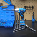 Neiko 10079A Extra Long Allen Hex Bit Socket Set, 18 Piece SAE and Metric Allen Socket Set, 3/8 Drive, 1/8" – 3/8 Inch & 3mm – 10mm, 6” Long Allen Hex Socket Bit Set, Allen Head Hex Key Socket Set …