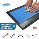 NANOLAP PSA Lapping Film, 7 Piece Pressure Sensitive Adhesive Polishing Paper, 8-1/2” x 11” Microfinishing Fine Sanding Paper, Sanding Film For Scary Sharp Sharpening System, Aluminum Oxide AO