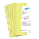 NANOLAP PSA Lapping Film, 5 Pc 12 Micron (1,200 Grit) Adhesive Polishing Paper, 4-1/4” x 11” Microfinishing Fine Sanding Paper, Sanding Film For Scary Sharp Sharpening System, Aluminum Oxide AO