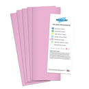 NANOLAP PSA Lapping Film, 5 Pc 3 Micron (8,000 Grit) Adhesive Polishing Paper, 4-1/4” x 11” Microfinishing Fine Sanding Paper, Sanding Film For Scary Sharp Sharpening System, Aluminum Oxide AO