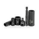 NEIKO 02481A 1/4" Drive Impact Socket Set, 30 Piece, Metric Sizes 4 – 15 MM, Deep and Shallow Sockets, Chrome Vanadium Steel, 3/8” to 1/4” Reducer, Hex Shank Socket Impact Adapter, Socket Wrench Set