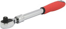 NEIKO 03068A 1/2-Inch Drive Extendable Ratchet Handle | 72 Tooth Reversible Ratcheting Feature w/Soft Grip Handle | 12 to 17-1/2” Lengths, Red