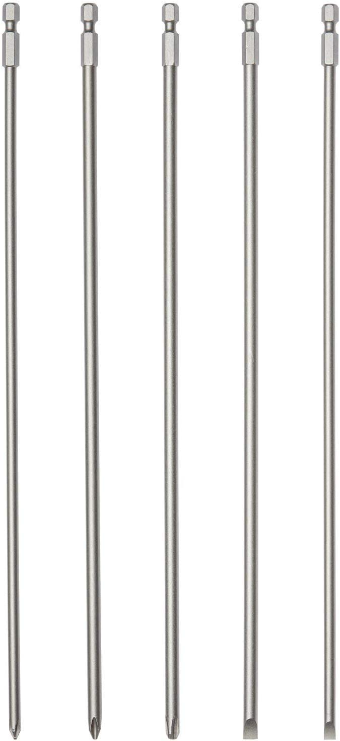 NEIKO Extra Long Bit Set Cr-V Steel, 12