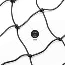 TOOLUXE 50969L Adjustable Cargo Net | 3’ x 5’ | 36’ x 60’ | Bungee Net | 16 Sturdy Nylon Hooks | Ideal for Load Hauling, Moving and Camping | Tailgate, Bike Racks, Load Securing