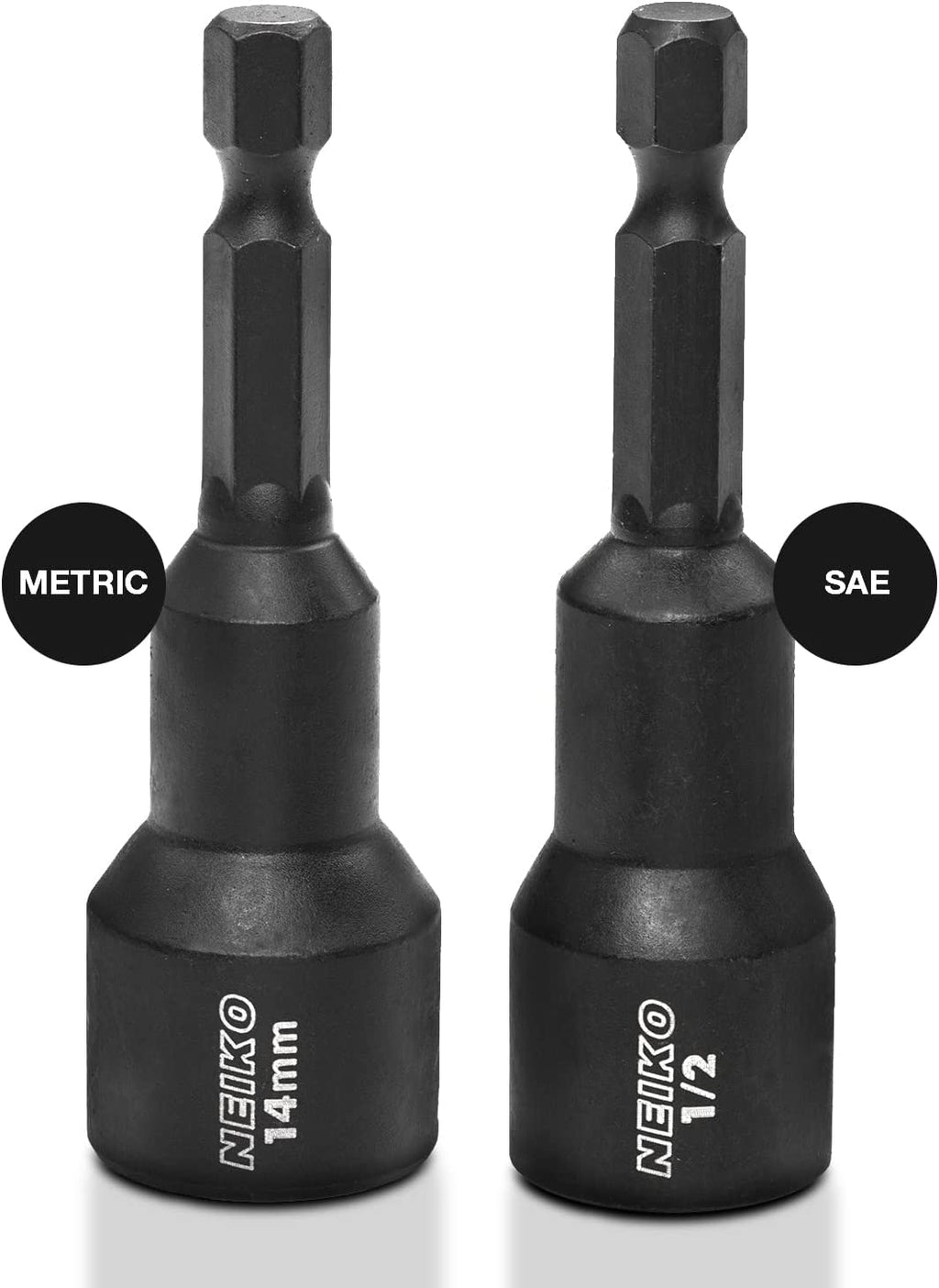 thumbnail image 2 of 12 Piece SAE Magnetic Long Hex Bit Socket Set - GreatNeck Tools 2 of 13