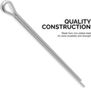 NEIKO 50464A Large Cotter Pin Assortment | 144 Pc | XL Steel Split Pin Fastener Clip | Straight Hairpin