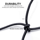 NEIKO 50971A 4'x6' Super Duty Small Cargo Net¸ Bungee Cargo Net, 16 Pcs Detachable hooks, 4 Carabiners, Small 4"x4" Mesh Protects Small Items, Cargo Net For SUV, ATV/UTV, RV, Pickup Truck Bed, Trailer