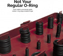 NEIKO 407 Rubber O-Ring Assortment Kit, Buna-N Gasket Sealing Rings and Replacement O-Rings, 32 SAE Sizes, 407-Piece Kit