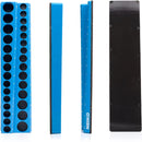 NEIKO 03971A Magnetic Socket Holder | 3/8” Drive | 6mm-20mm | Holds Shallow & Deep Sockets Tray | Metric Socket Organizer | 30 Hole Tool Box Storage | Scratch Free Mounting | High Visibility