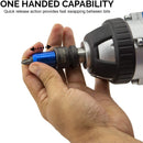 Neiko 30275A Impact Wrench Adapter for Ratchet-Wrench Drivers, 1/2-Inch-Drive Female to 1/4-Inch Hex Converter, Quick-Change Chuck, CrMo Steel