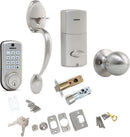 NEIKO 52906A Digital Door Lock, Keyless Entry Door Lock, Electronic Keypad, Front Door Combination, Stainless Steel & Zinc Alloy, Front Door Lock Set Keyless Entry with Deadbolt, Home Security, Office
