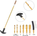 NEIKO 02641A Pistol Cleaning Kit, 9mm, 22, 357, 38, 45, Hand Gun Cleaning Kit with Pistol Brushes, Roll Pin Punches, Jags, Gun Mat, for Smith and Wesson, Glock, etc.