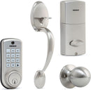 NEIKO 52906A Digital Door Lock, Keyless Entry Door Lock, Electronic Keypad, Front Door Combination, Stainless Steel & Zinc Alloy, Front Door Lock Set Keyless Entry with Deadbolt, Home Security, Office