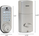 NEIKO 52906A Digital Door Lock, Keyless Entry Door Lock, Electronic Keypad, Front Door Combination, Stainless Steel & Zinc Alloy, Front Door Lock Set Keyless Entry with Deadbolt, Home Security, Office