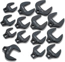 Neiko 03325A 1/2-Inch Drive SAE Crowfoot Wrench Set, Jumbo Size, Cr-Mo, 1-1/16 Inch - 2 Inch | 14-Piece set