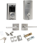 NEIKO 52905A Keyless Entry Door Lock W Keypad Set, Keyless Door Lock, Keyless Entry Door Lock with Handle, Stainless Steel & Zinc Alloy, Front Door Lock Set, Keypad Door Lock with Handle and Deadbolt