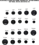 NEIKO 10068A Nut Driver Set, For Impact Drill and Driver, 20 Piece, 1/4” Hex Small Nut Driver Bit Set, Metric and Standard, 4-12 mm & 5/32”-1/2”, CR-V Steel, Nutsetter Driver Bits