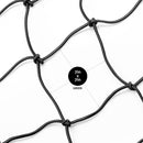 TOOLUXE 50970L Cargo Net, 6’ x 8’ Feet, Stretches to 10' x 14' Feet, 28 Nylon Hooks, 7" x 7" Mesh Truck Bed Net, Large Cargo Net, SUV & Pickup Truck Bed Accessories, Bungee Net, Cargo Net for Trailer