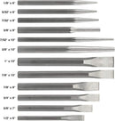 NEIKO 02623A Cold Chisel and Punch Set | 12 Piece | Cr-V Steel | Remove Pins and Bushings | Cut or Split Steel Objects