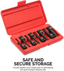 NEIKO 01138B 1/2” Drive Torx Star Driver Bit Socket Set | 8 Piece | T30 to T70 | 3” Length | Cr-Mo Impact Grade