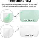 Neiko 53819A Safety Face Shield with Clear Polycarbonate Visor, Adjustable Head Straps, Universal Fit, Protective Plastic Full Face Shield Masks for Grinding, Isolation, and Weed Whacking