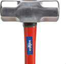 NEIKO 02867A Fiberglass Sledge Hammer 3.3 Pound Heavy-Duty Forged Steel Rubber Grip Handle Mirror Polished Head