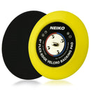 NEIKO 30267A Flexible-Edge Hook-and-Loop PU Backing Pad for DA Sander Polisher Buffer, 6 Inches by 5/16 Inches, 24 Thread