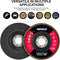 NEIKO 11262A 10Pk, Type 29 Flap Disc, Germany VSM Platinum Zirconia 4.5 Flap Disc 80 Grit, 4.5" x 7/8, Extended Life Sanding Wheels, Sanding Disc for Angle Grinder, Angle Grinder Sanding Disc