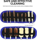 HILTEX 61087 Universal Hand Gun Cleaning Kit, 103 Piece, Storage Case, Maintenance Brushes & Mops to Clean Rifle Parts, Rods, Pistol Parts, & Shotgun Parts in Most Firearms, 9mm Handguns & 22 Rifles